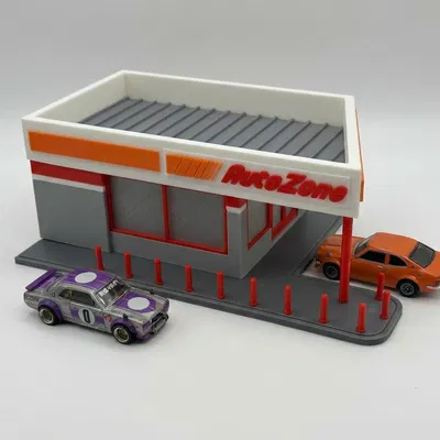 Diorama Auto Zone tỉ lệ 1:64