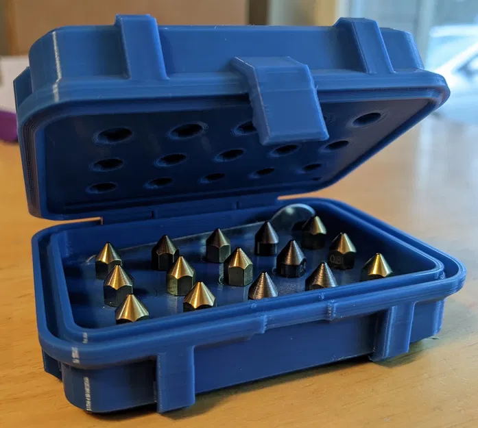 REMIX hộp Parametric Rugged Box bản nozzle – print-in-place, không cần lắp ráp - Image 1