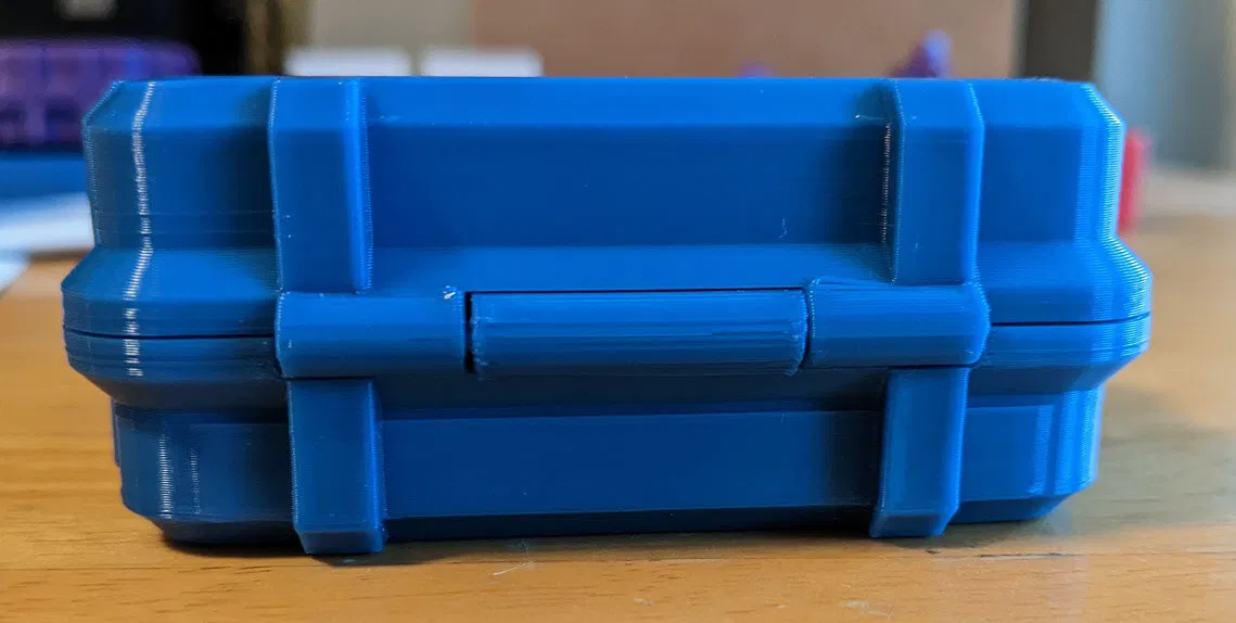 REMIX hộp Parametric Rugged Box bản nozzle – print-in-place, không cần lắp ráp - Image 3