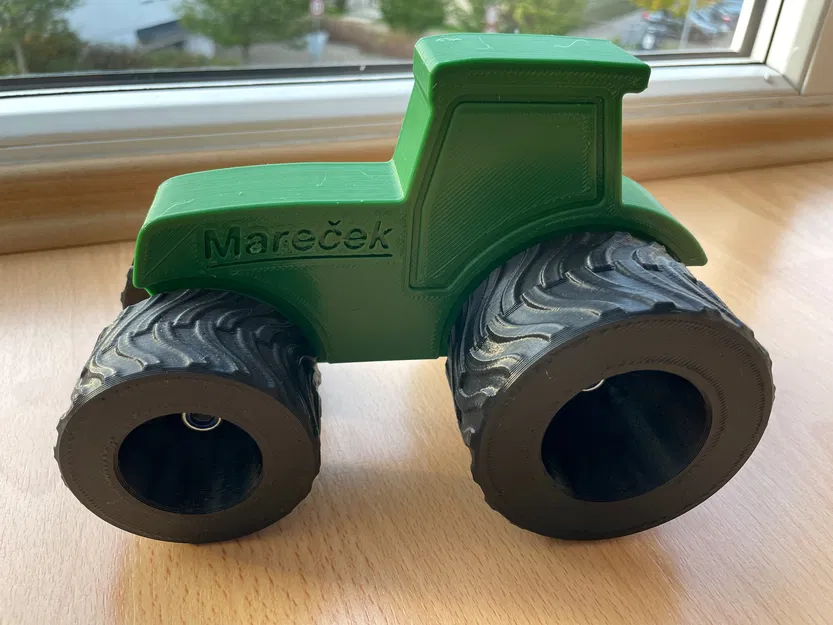 Xe máy kéo kéo dây cho bé (Pulling tractor) - Image 2