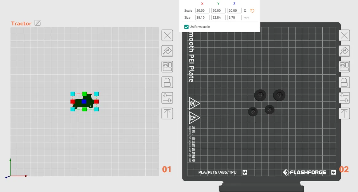 Tractor (Máy kéo) tỉ lệ N - Image 1