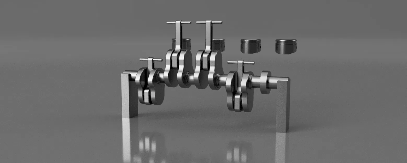 Piston and Crank shaft (Piston và Trục khuỷu) - Image 1