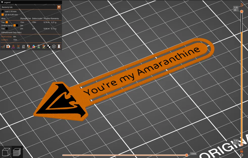 Bookmark Amaranthine - Image 1