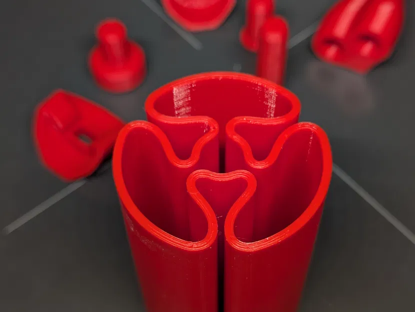 Giá Đỡ Cuộn Filament Hình Trái Tim (Không Cần Bearing) - Image 4