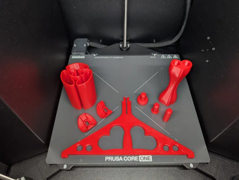 Giá Đỡ Cuộn Filament Hình Trái Tim (Không Cần Bearing) - Image 6