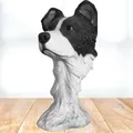 Tượng bán thân chó Border collie - Thumbnail 1
