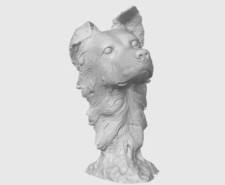 Tượng bán thân chó Border collie - Image 2