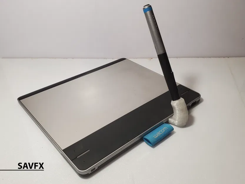 Pen holder gắn trong CTL-480 | Wacom Intuos mod #SAVFX - Image 3