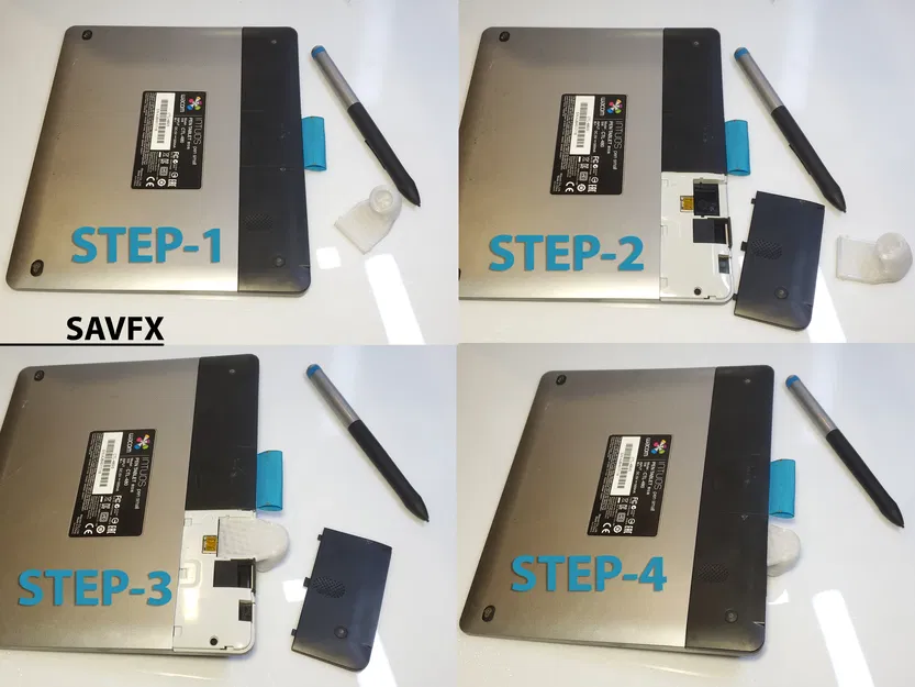 Pen holder gắn trong CTL-480 | Wacom Intuos mod #SAVFX - Image 7