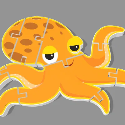 Đồ chơi Octopus Flexi Toy (Bạch tuộc dẻo linh hoạt)