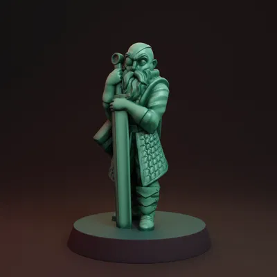 Bandit swordsman FDM supportless