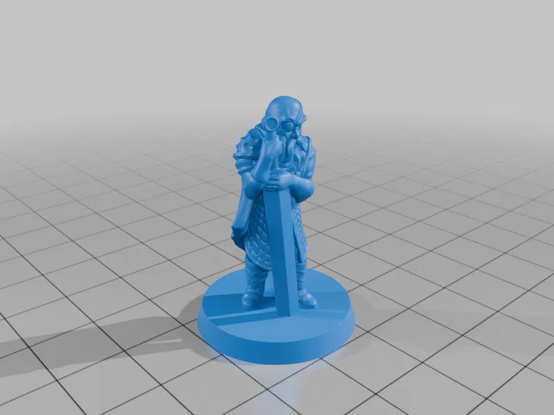 Bandit swordsman FDM supportless - Image 3