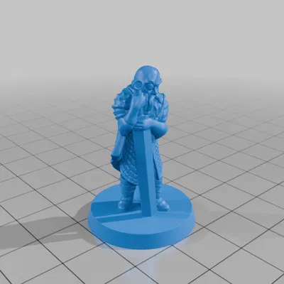 Bandit swordsman FDM supportless