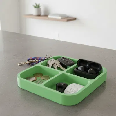Khay Đựng Chìa Khóa Tối Giản Để Bàn – Organizer In 3D