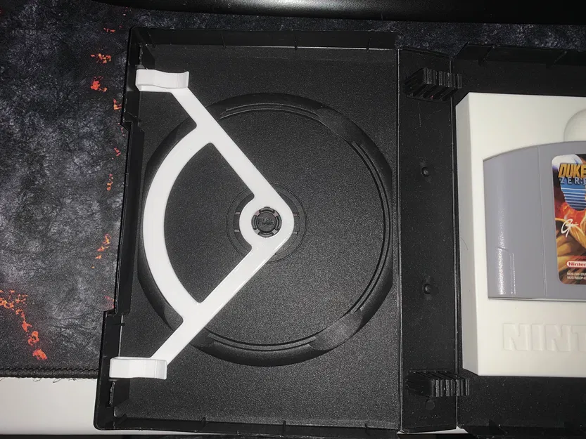 Adapter giữ manual cho DVD Case – Super Nintendo SNES / Nintendo 64 N64 - Image 1