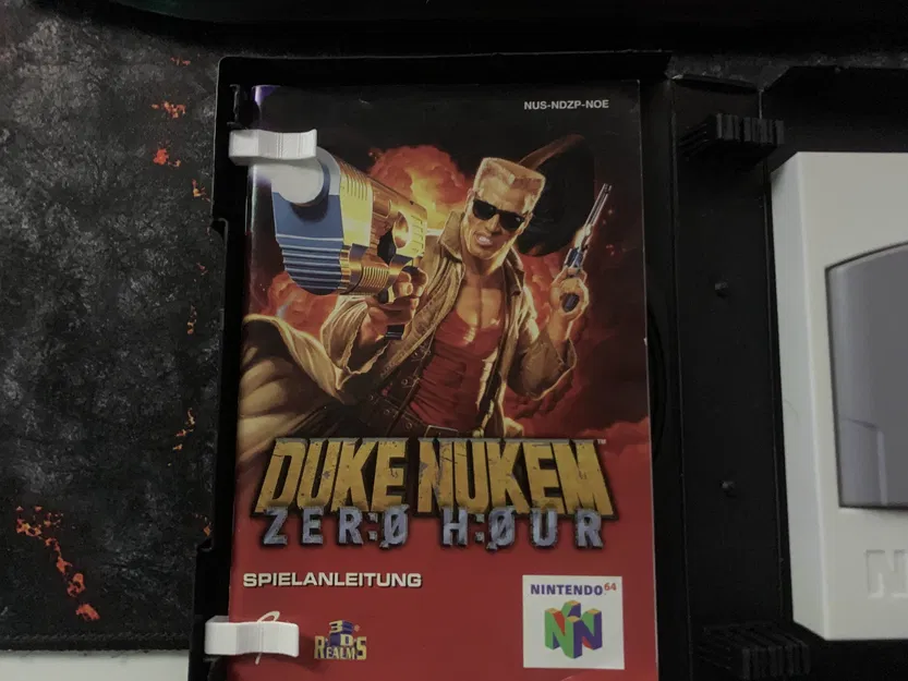 Adapter giữ manual cho DVD Case – Super Nintendo SNES / Nintendo 64 N64 - Image 2