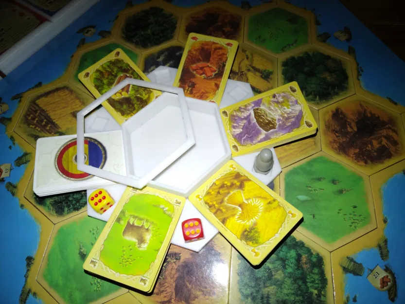 Settlers' Sanctuary | Khay Xúc Xắc & Hub Thẻ Tài Nguyên - Image 3