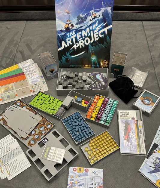 Khay Insert/Organizer The Artemis Project + Expansions (Sleeved Cards) - Image 1