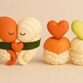 Love at First Bite – Sushi Lovers: Sushi Đang Yêu (Bộ mô hình in 3D) - Thumbnail 1