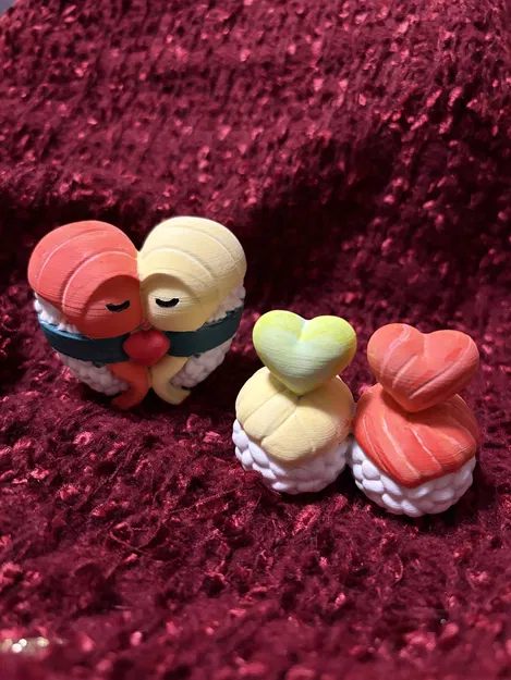 Love at First Bite – Sushi Lovers: Sushi Đang Yêu (Bộ mô hình in 3D) - Image 2