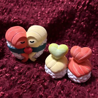 Love at First Bite – Sushi Lovers: Sushi Đang Yêu (Bộ mô hình in 3D)