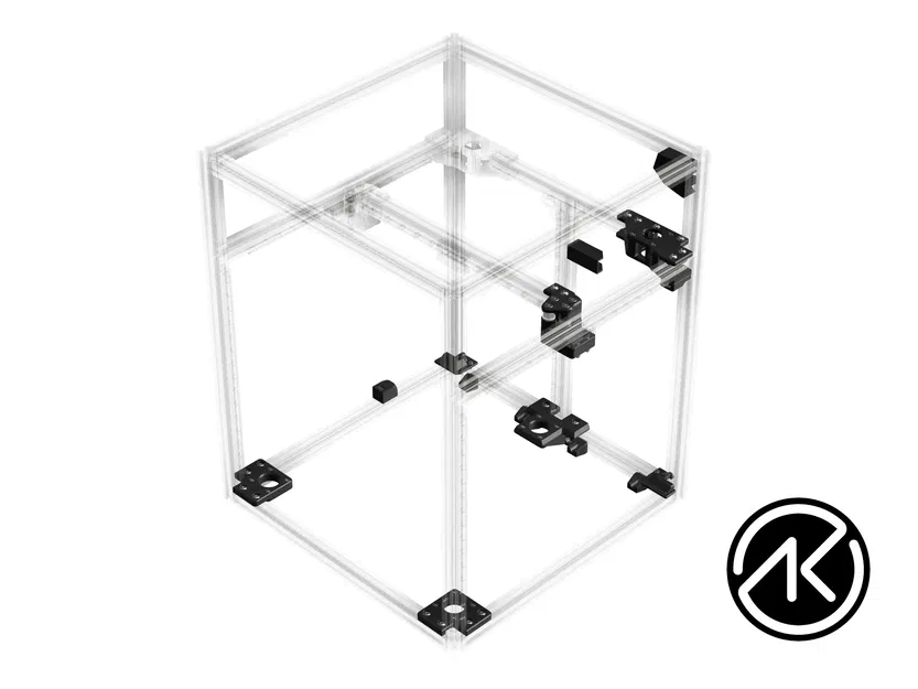 AK Stealth Wires Voron Trident – Bộ đi dây ẩn trong profile 2020 - Image 1