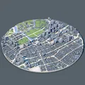 Mô hình 3D Cityscape Tokyo (Nhật Bản) – Kiến trúc đô thị in được - Thumbnail 1