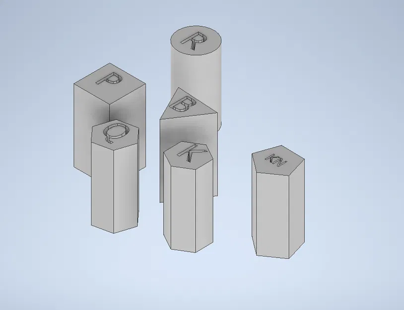 Bộ Cờ Vua Hình Học Tối Giản (Geometric Minimalistic Chess Set) - Image 1