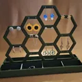 Kệ treo khuyên tai: Bộ lục giác (Hexagonal set) - Thumbnail 1