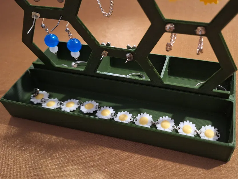 Kệ treo khuyên tai: Bộ lục giác (Hexagonal set) - Image 5