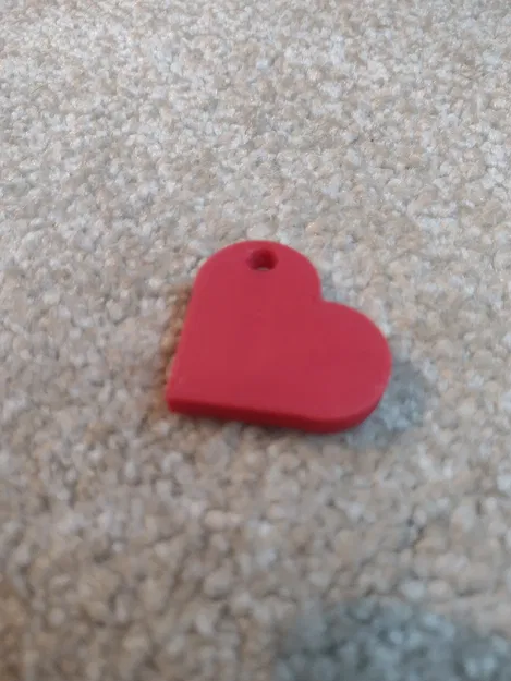 Móc khóa hình trái tim (Heart keychain) - Image 2