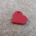 Móc khóa hình trái tim (Heart keychain) - Thumbnail 2