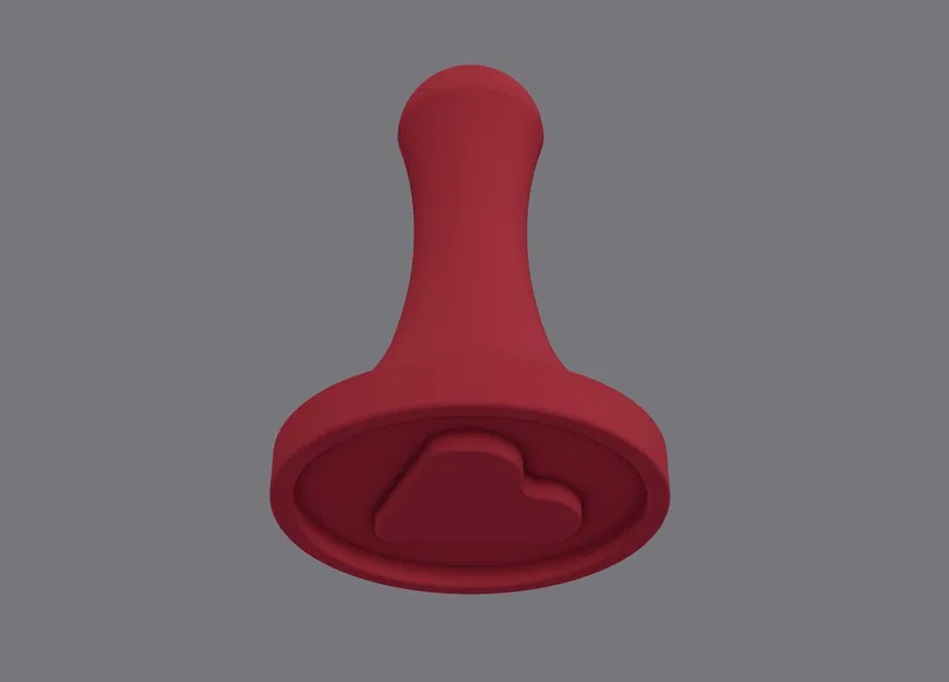 Con dấu trái tim niêm phong đơn giản (A Sealing Heart Stamp) - Image 1