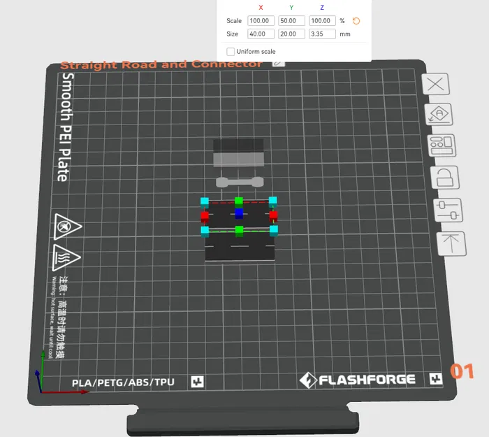 Đường Thẳng Có Connector (Tỷ lệ N) - Image 1