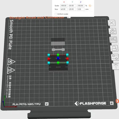 Đường Thẳng Có Connector (Tỷ lệ N)