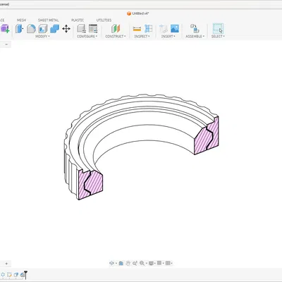 Ngàm giữ photo filter nam châm in liền khối (Print-in-place)