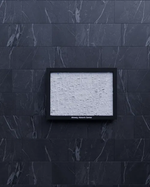 Almaty, Historic Center, Kazakhstan - Mô hình thu nhỏ 3D - Image 5