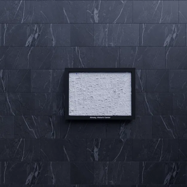 Almaty, Historic Center, Kazakhstan - Mô hình thu nhỏ 3D - Image 7