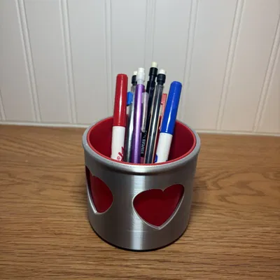 Cốc Tổ Chức Đồ Deep Devotion (Hình Trái Tim, 2 Lớp)