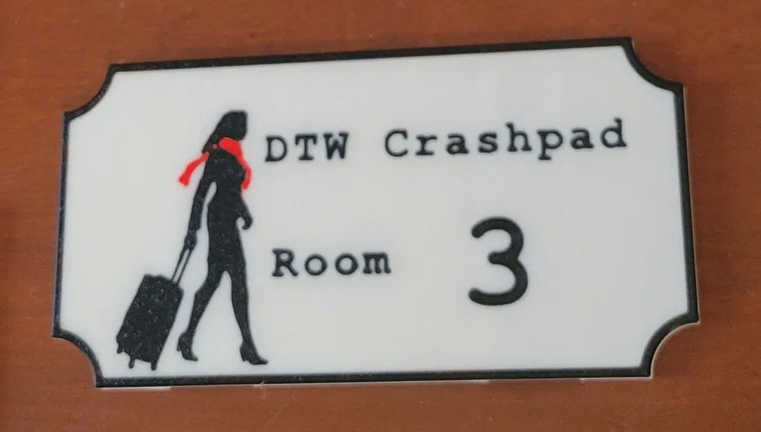 Bảng Tên Cửa Tùy Biến (Customizable Door Plaque) - Image 1