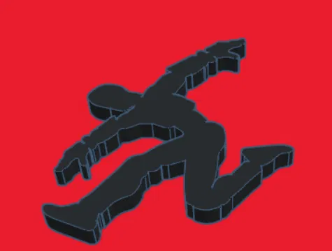 Trang trí treo tường bóng dáng Ninja - Image 2