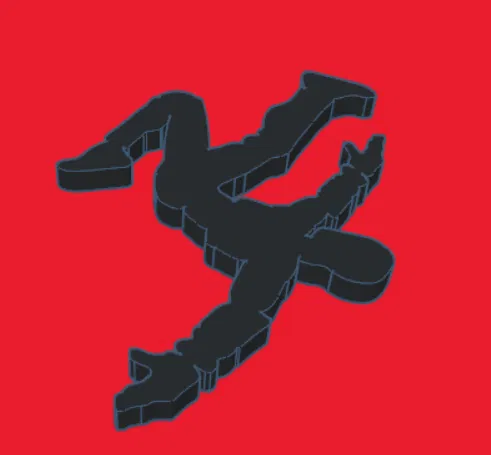 Trang trí treo tường bóng dáng Ninja - Image 3