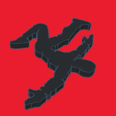 Trang trí treo tường bóng dáng Ninja