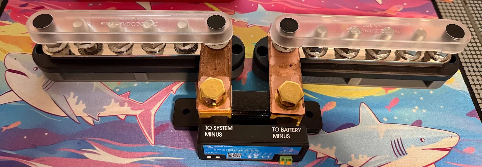 Spacer canh cao bus bar Daiertek 300A cho Victron Smart Shunt 500A - Image 1