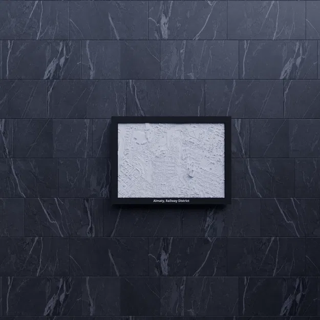 Mô hình thu nhỏ 3D Almaty, Railway District, Kazakhstan - Image 7