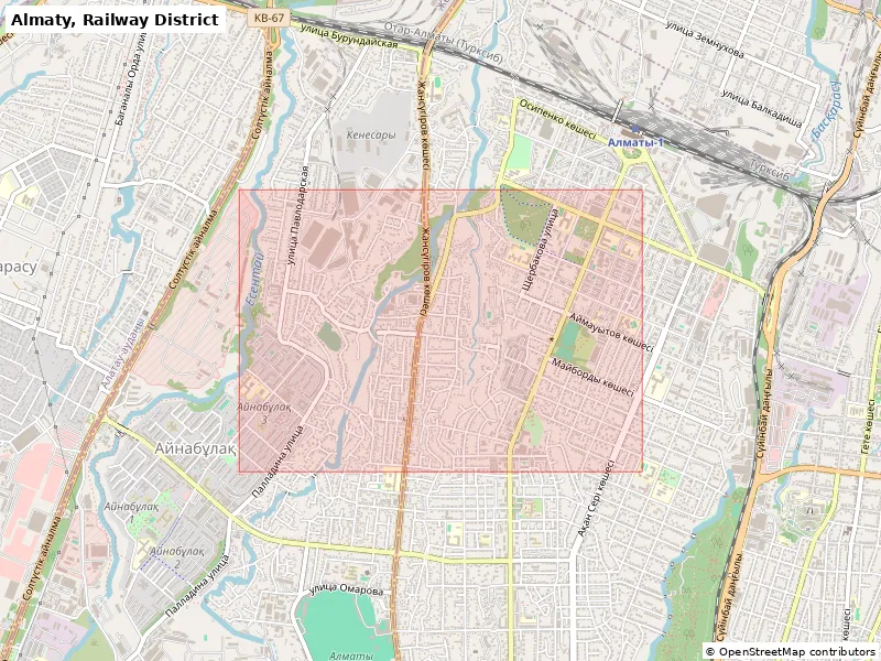 Mô hình thu nhỏ 3D Almaty, Railway District, Kazakhstan - Image 8