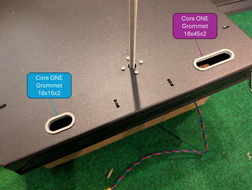 Bộ Grommet khe dây nguồn cho Prusa Core ONE / ONE+ - Image 4
