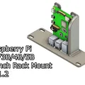 Rack Mount 6-inch cho Raspberry Pi 2B/3B/4B/5B - Thumbnail 1