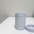 Hộp Chứa Đồ Dạng Trụ Vân Knurling (Knurled Storage Container) - Thumbnail 1