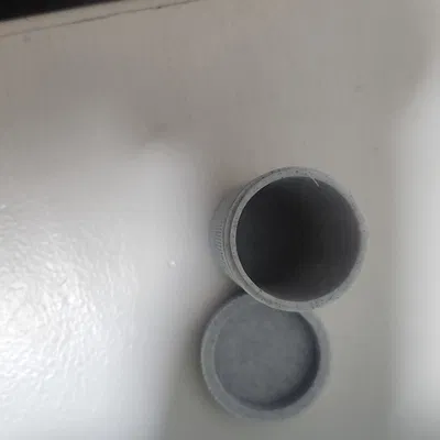 Hộp Chứa Đồ Dạng Trụ Vân Knurling (Knurled Storage Container)